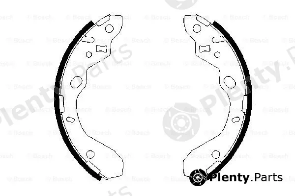 Bosch 0986487652 — Brake Shoe Set