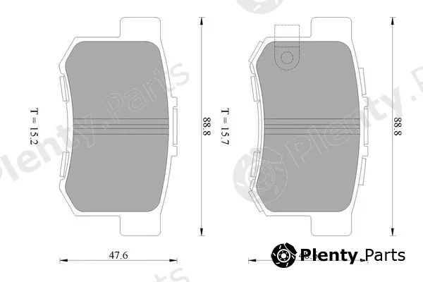 Bosch 0986AB1182 — Brake Pad Set, disc brake