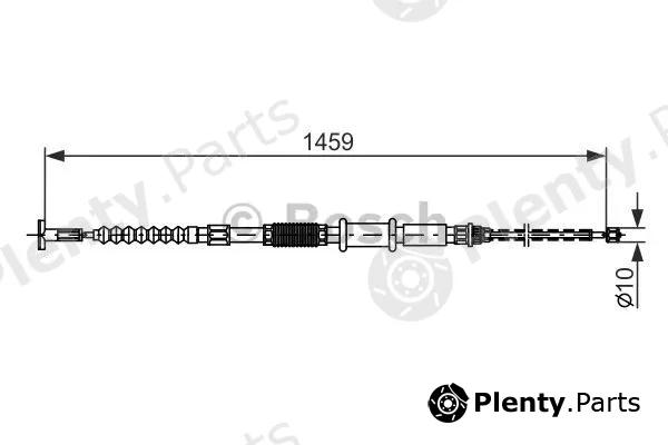 Bosch 1987482180 — Cable Pull, parking brake