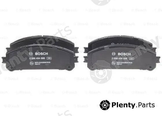 Bosch 0986494686 — Brake Pad Set, disc brake