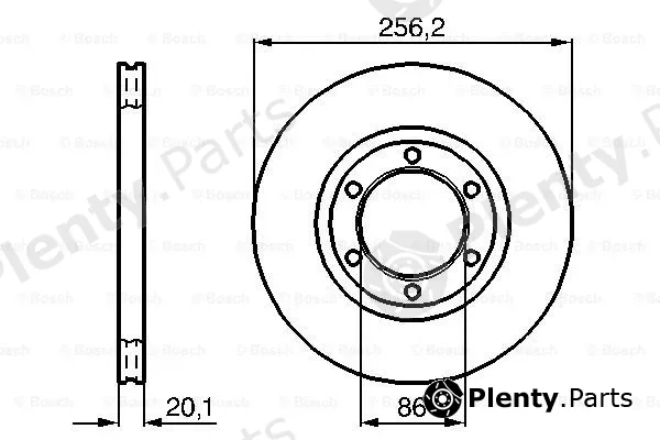 Bosch 0986478802 — Brake Disc