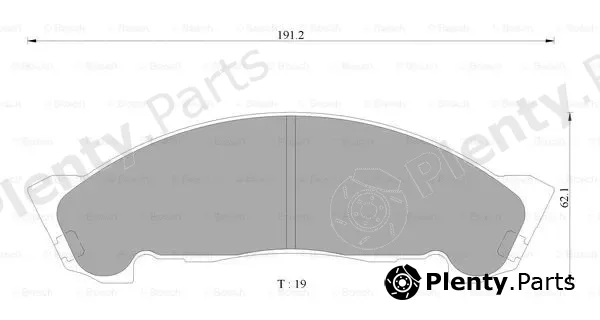 Bosch 0986AB2495 — Brake Pad Set, disc brake