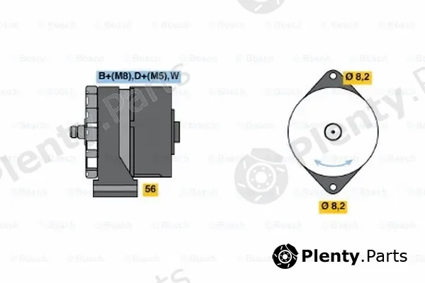 Bosch 0120488267 — Alternator