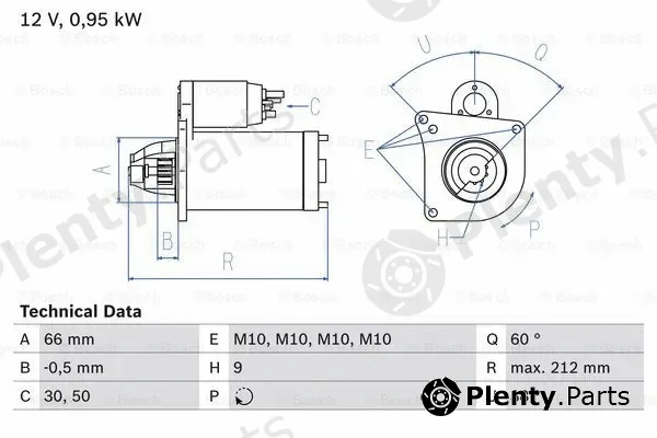 Bosch 0986015010 — Starter