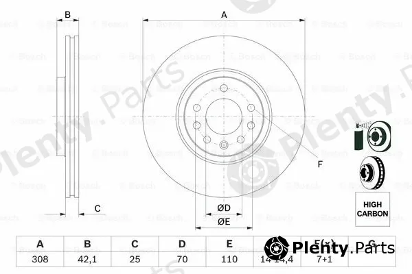 Bosch 0986479113 — Brake Disc