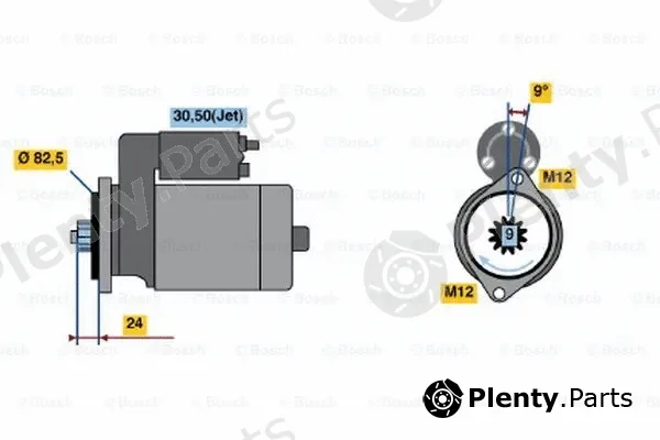Bosch 0001125513 — Starter