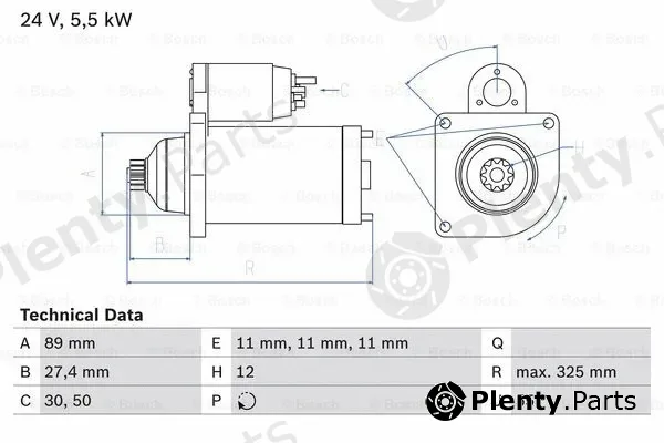 Bosch 0986024660 — Starter