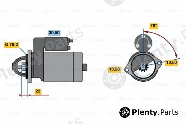 Bosch 0986017330 — Starter