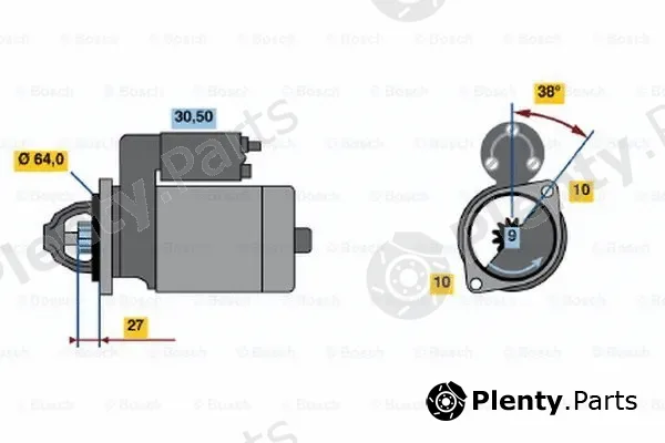 Bosch 0001106409 — Starter