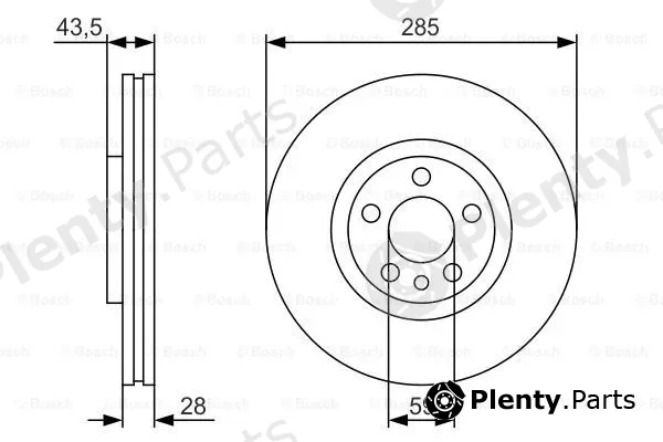 Bosch 0986479S62 — Brake Disc