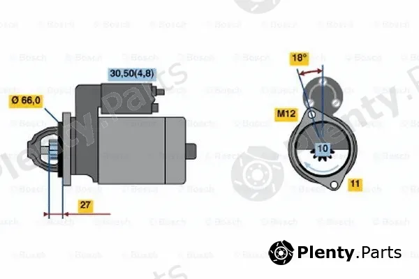 Bosch 0001109361 — Starter