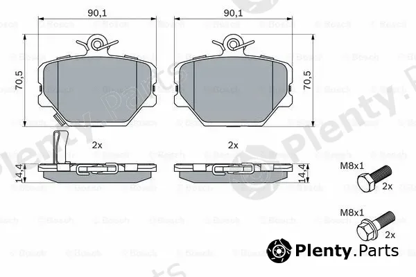 Bosch 0986424471 — Brake Pad Set, disc brake