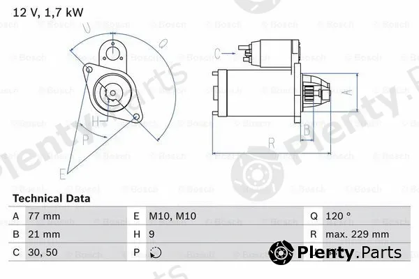Bosch 0986025140 — Starter