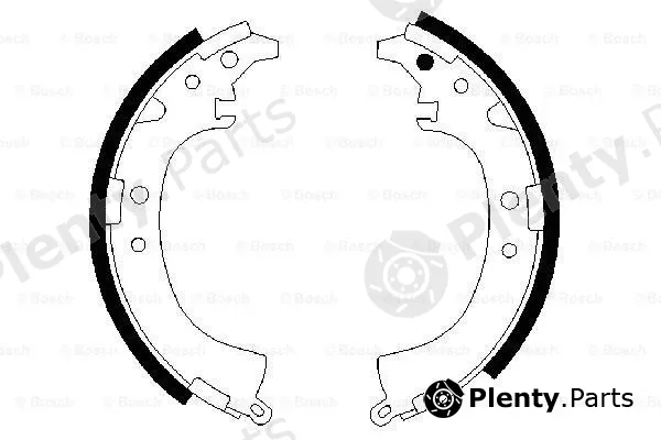 Bosch 0986487424 — Brake Shoe Set