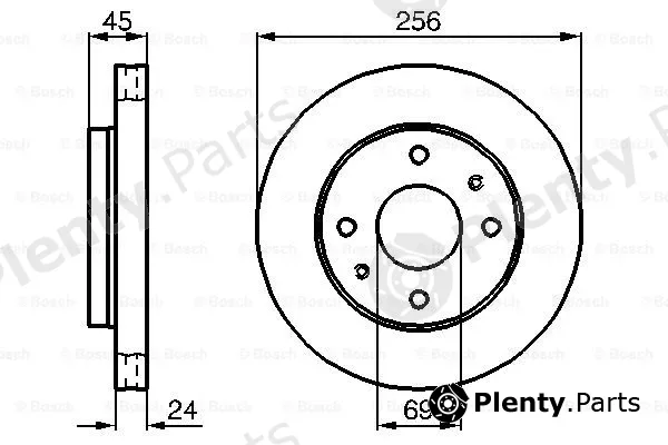 Bosch 0986478531 — Brake Disc