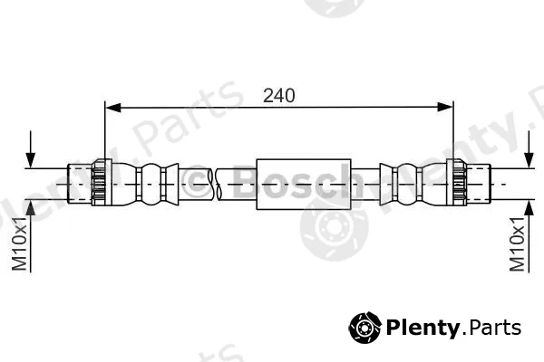 Bosch 1987481666 — Brake Hose