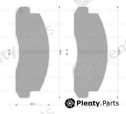 Bosch 0986AB2348 — Brake Pad Set, disc brake
