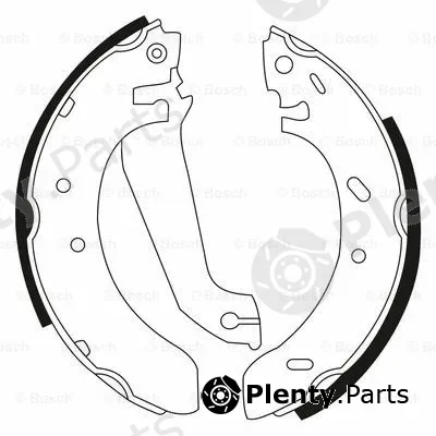 Bosch 0986BB3508 — Brake Shoe Set
