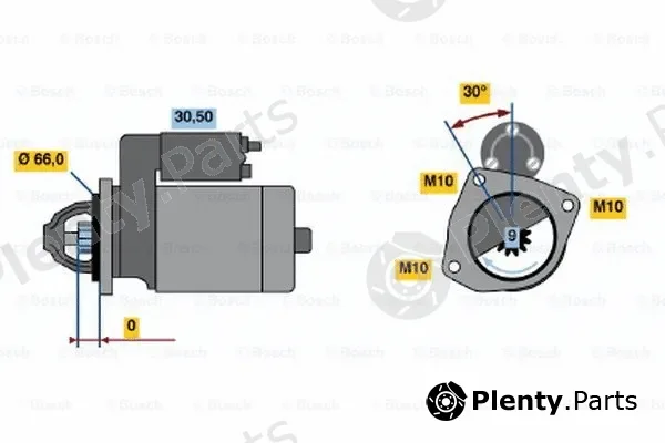 Bosch 0986018671 — Starter