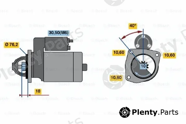 Bosch 0001112020 — Starter