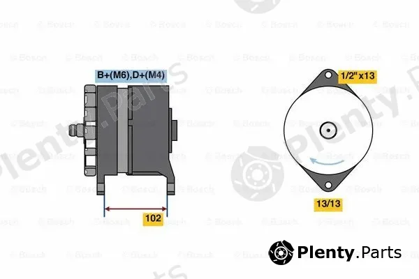 Bosch 0986081030 — Alternator