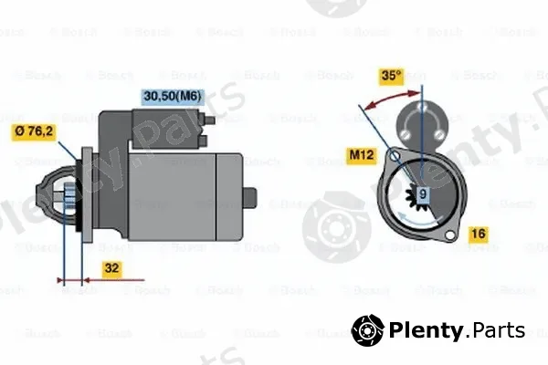 Bosch 0001108200 — Starter
