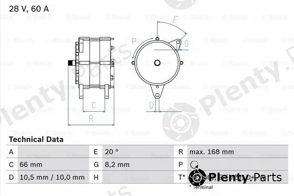 Bosch 0986042051 — Alternator