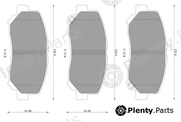 Bosch 0986AB1744 — Brake Pad Set, disc brake