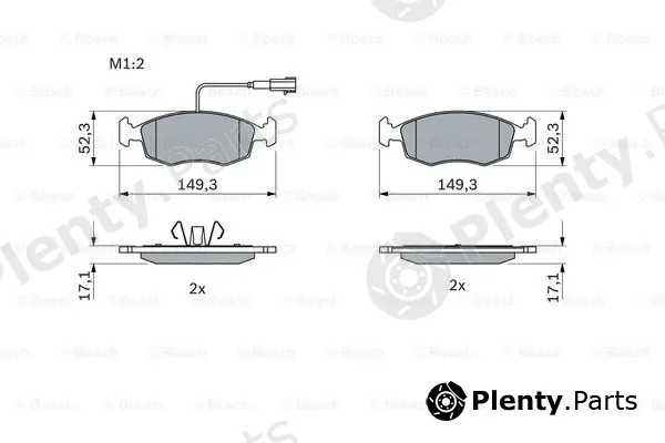 Bosch 0986494463 — Brake Pad Set, disc brake
