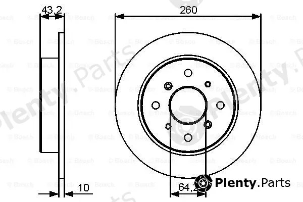 Bosch 0986479447 — Brake Disc