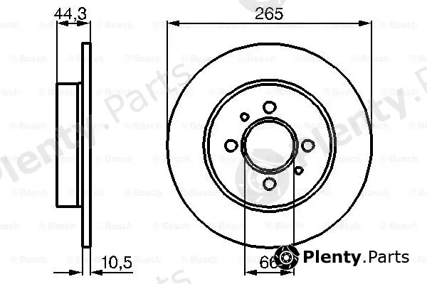 Bosch 0986478611 — Brake Disc