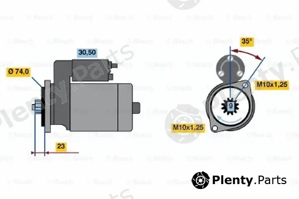 Bosch 0986013521 — Starter