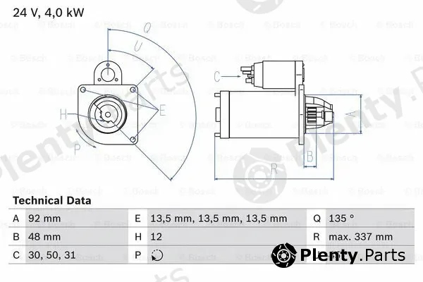 Bosch 0986019830 — Starter