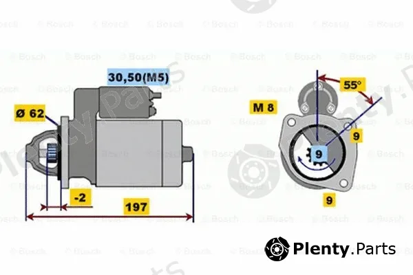 Bosch 0001116003 — Starter