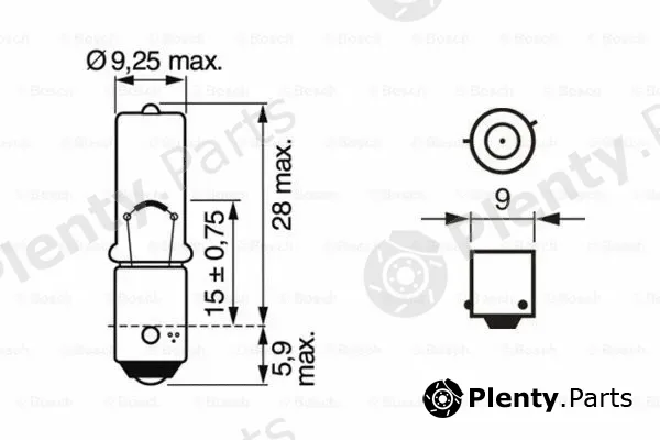 Bosch 1987301035 — Bulb, direction indicator Pure Light BL