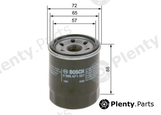 Bosch 0986AF1001 — Oil Filter