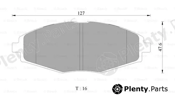 Bosch 0986AB3060 — Brake Pad Set, disc brake