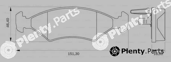 Bosch 0986BB0049 — Brake Pad Set, disc brake