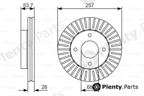 Bosch 0986479535 — Brake Disc