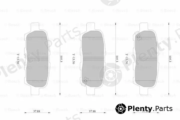 Bosch 0986AB2515 — Brake Pad Set, disc brake