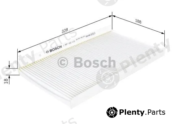 Bosch 1987432015 — Filter, cabin air