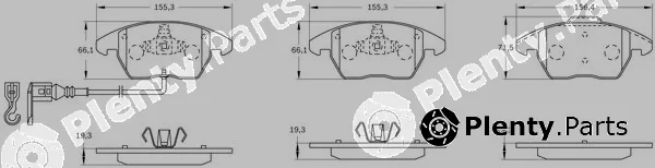 Bosch 0986BB0783 — Brake Pad Set, disc brake