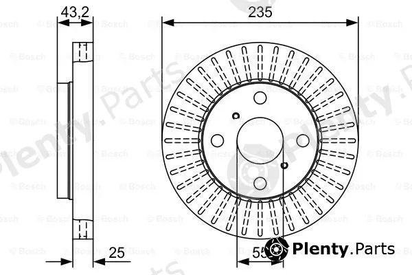 Bosch 0986479W10 — Brake Disc