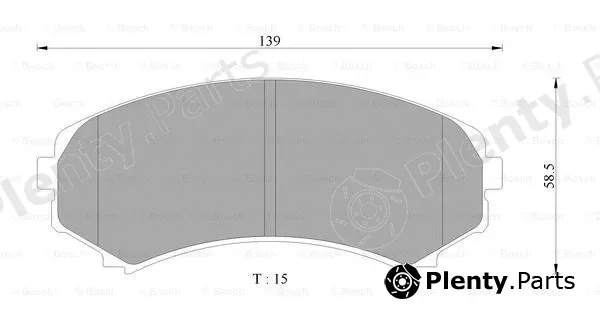 Bosch 0986AB2378 — Brake Pad Set, disc brake