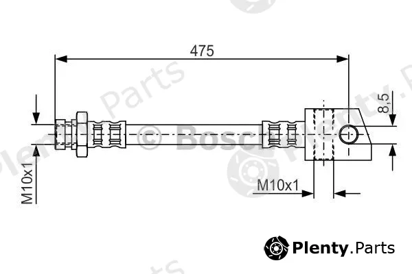 Bosch 1987476549 — Brake Hose
