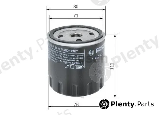 Bosch 1457434291 — Fuel Filter