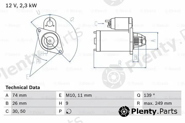 Bosch 0986024120 — Starter