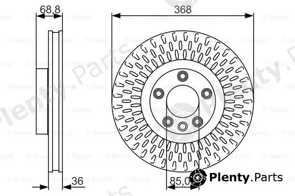 Bosch 0986479A33 — Brake Disc