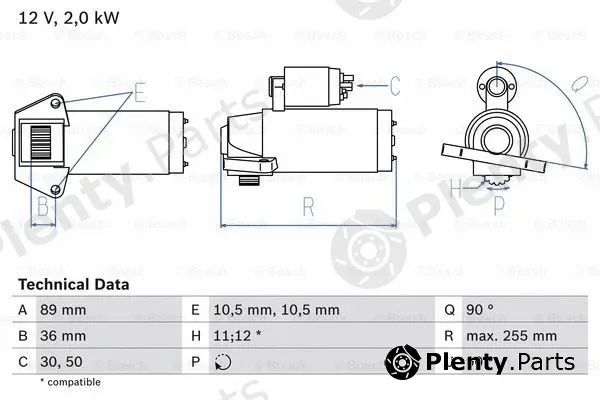 Bosch 0986021810 — Starter