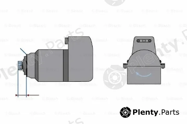 Bosch 0001604011 — Starter